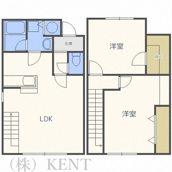 北海道札幌市西区山の手一条12(一戸建)の賃貸物件の間取り