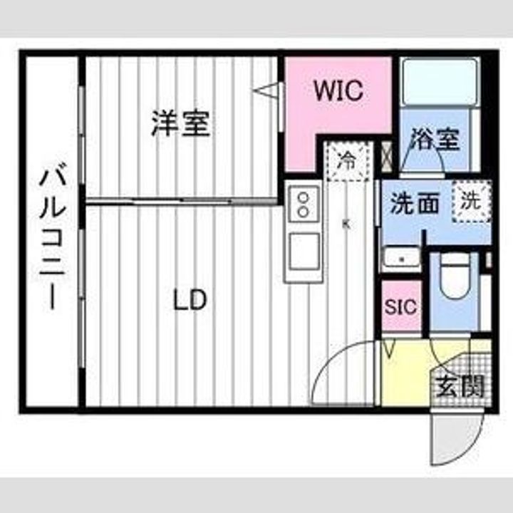 CARRERA福住 3rd.の間取り
