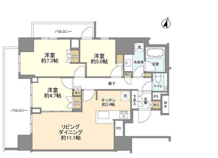 ブランズ本郷の間取り