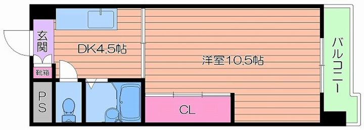 東洋プラザ高倉の間取り