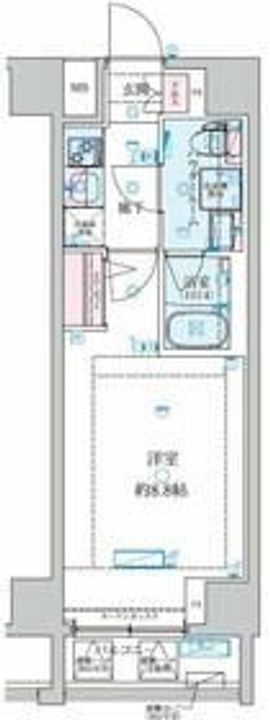 GENOVIA大師橋の間取り