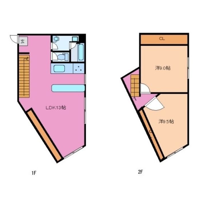 ヴィベール磯部の間取り