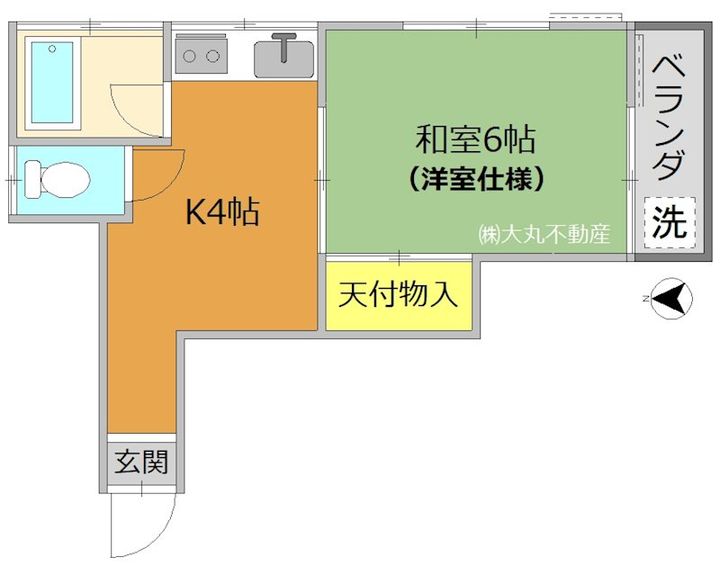 第二コーポ水戸橋の間取り