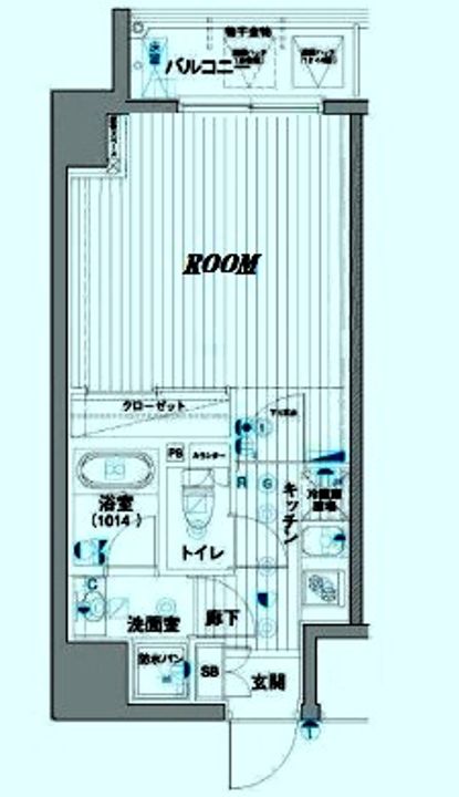 東京都荒川区東日暮里1(マンション)の賃貸物件の間取り