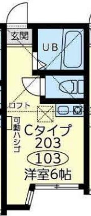 神奈川県川崎市川崎区渡田新町3(アパート)の賃貸物件の間取り