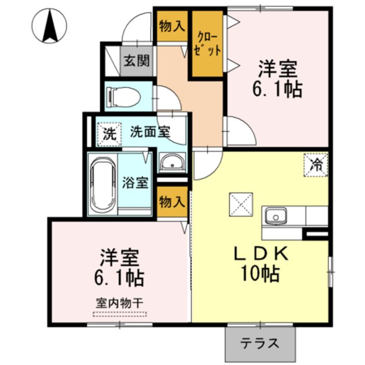ヴィスキオ M大江の間取り