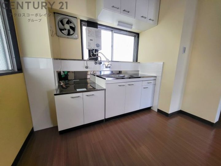 上坂部ハイツA棟のキッチン