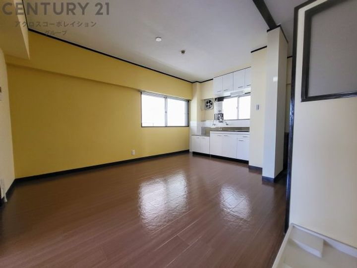 上坂部ハイツA棟の居間