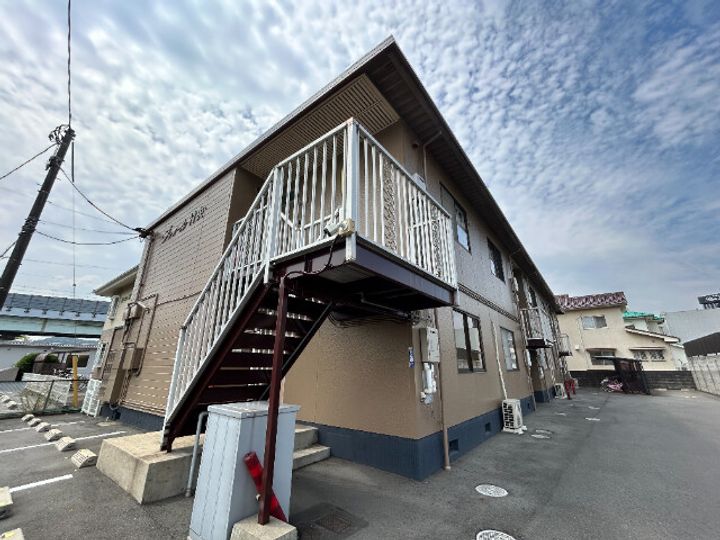 岡山県倉敷市東富井(アパート)の賃貸物件の外観
