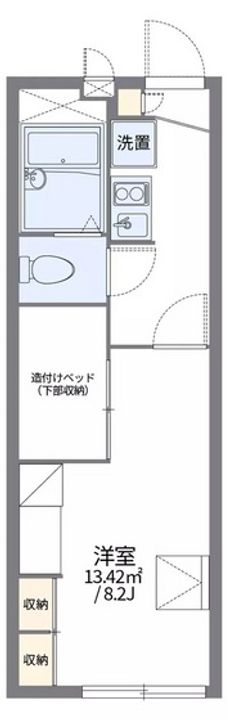 レオパレスアンフィニの間取り