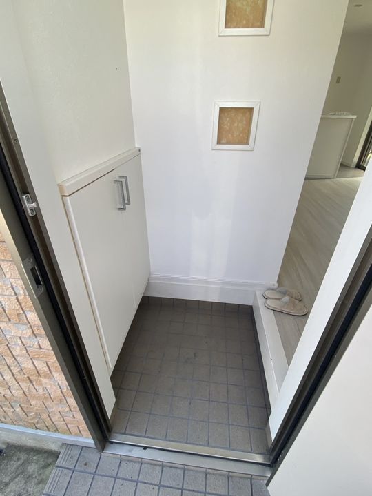 宮崎県都城市久保原町(一戸建)の賃貸物件の玄関