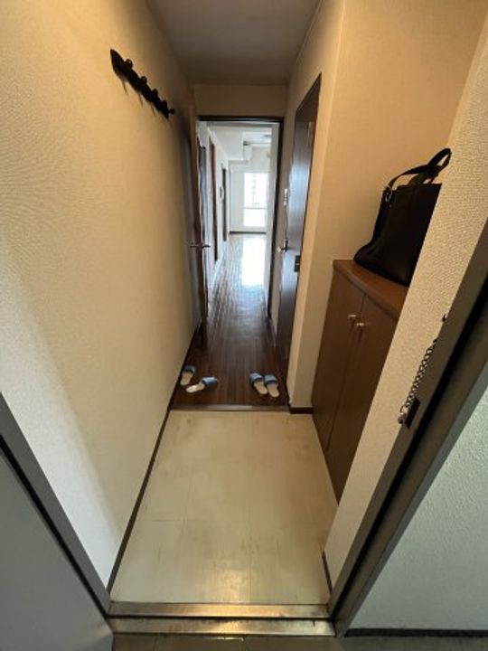 エスビーハイツ山鼻の玄関