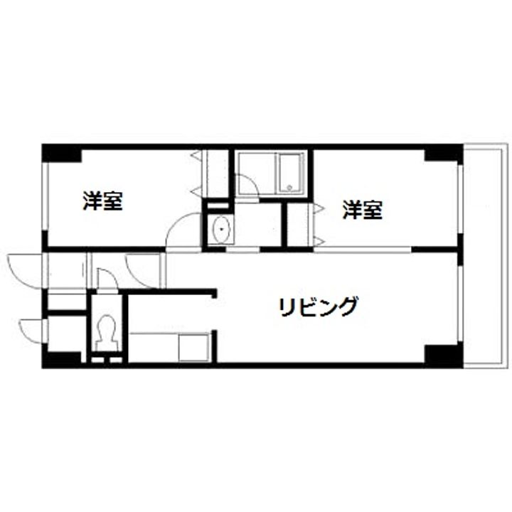 エスビーハイツ山鼻の間取り