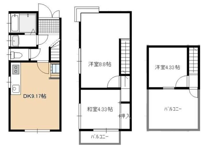 神奈川県座間市広野台1(一戸建)の賃貸物件の間取り