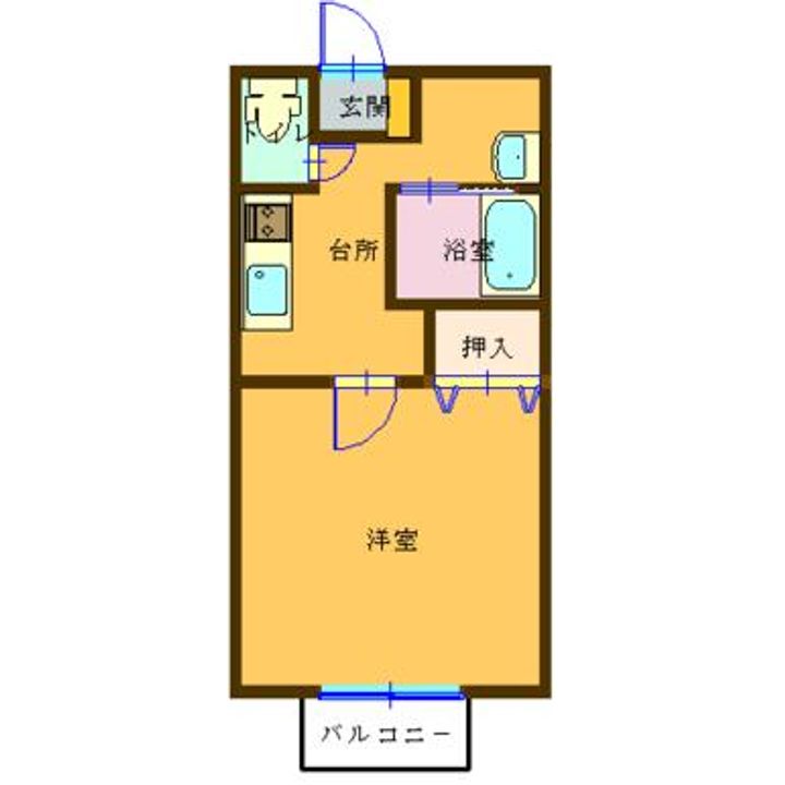 ラフィーネ川西の間取り