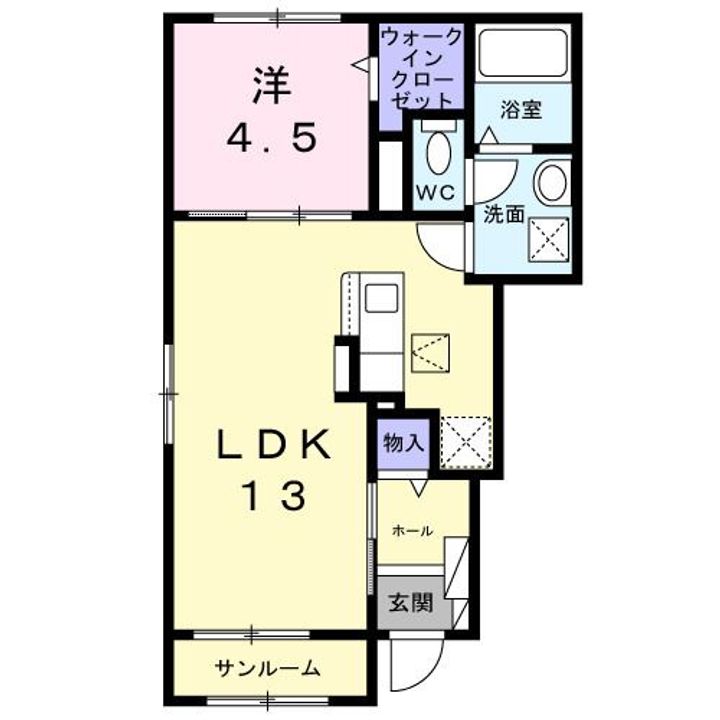 Mars小牧の間取り