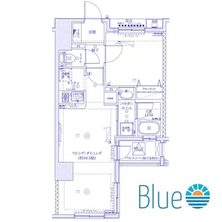 スパシエルクス横浜の間取り