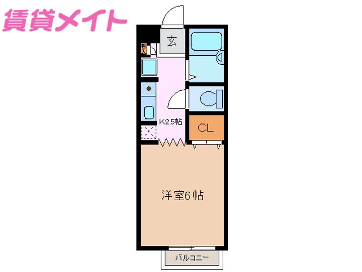 エポックエゲ6の間取り