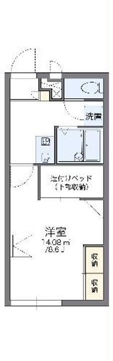 レオパレスウッドの間取り