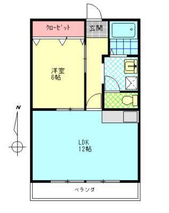末広ロイヤルハイツの間取り