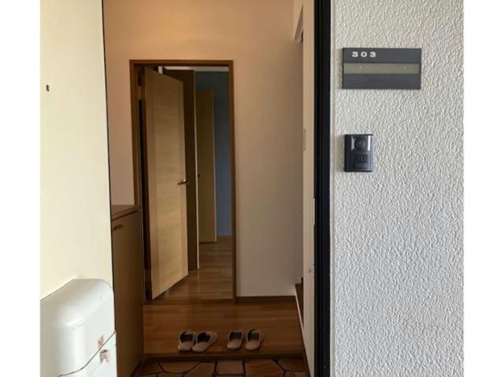 オーシャンヒルズAの玄関