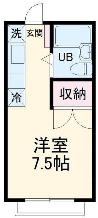 周郷ハイツの間取り