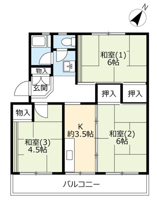 UR南花台の間取り