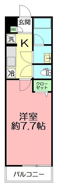 神奈川県横浜市栄区笠間3(マンション)の賃貸物件の間取り