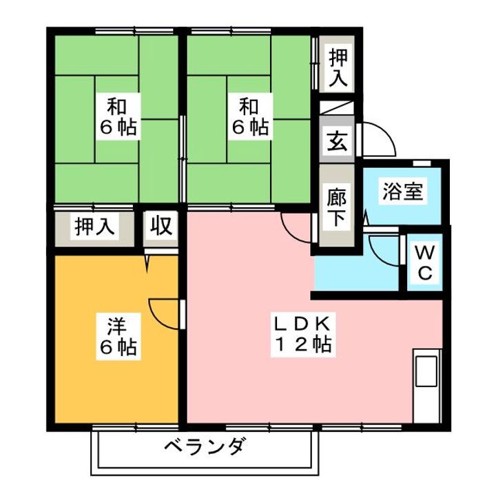 メルセジュールセカンドの間取り