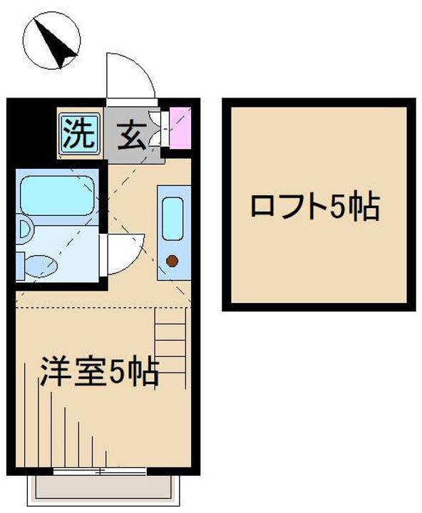 東京都文京区千駄木4(マンション)の賃貸物件の間取り