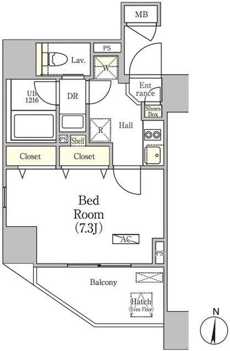 セトルコート品川戸越の間取り