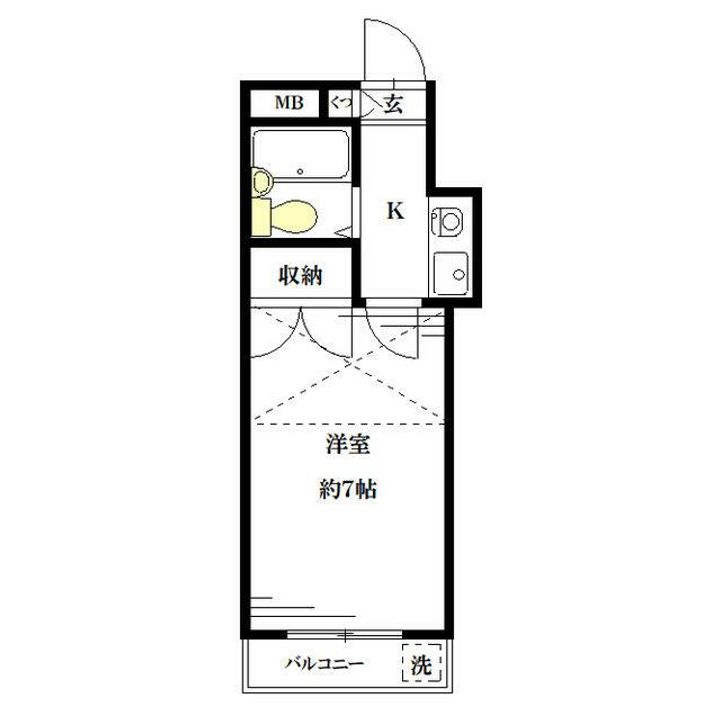 東京都豊島区要町1(アパート)の賃貸物件の間取り