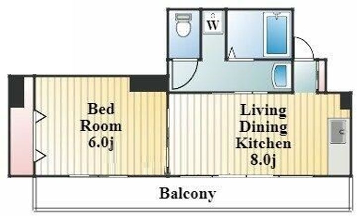 東京都北区東十条4(マンション)の賃貸物件の間取り