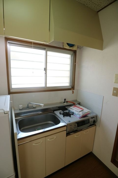 岡山県倉敷市東富井(アパート)の賃貸物件のキッチン
