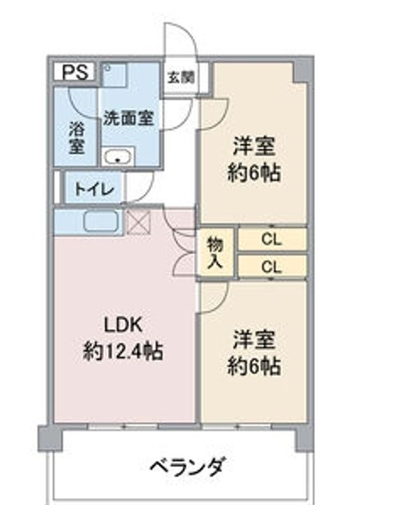 愛知県名古屋市緑区亀が洞2(マンション)の賃貸物件の間取り