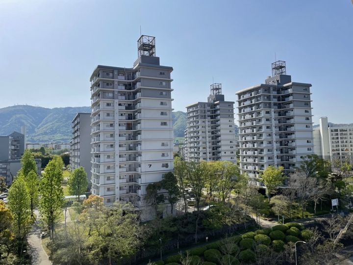 UR洛西境谷東の地図