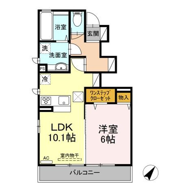 ルミエール Aの間取り