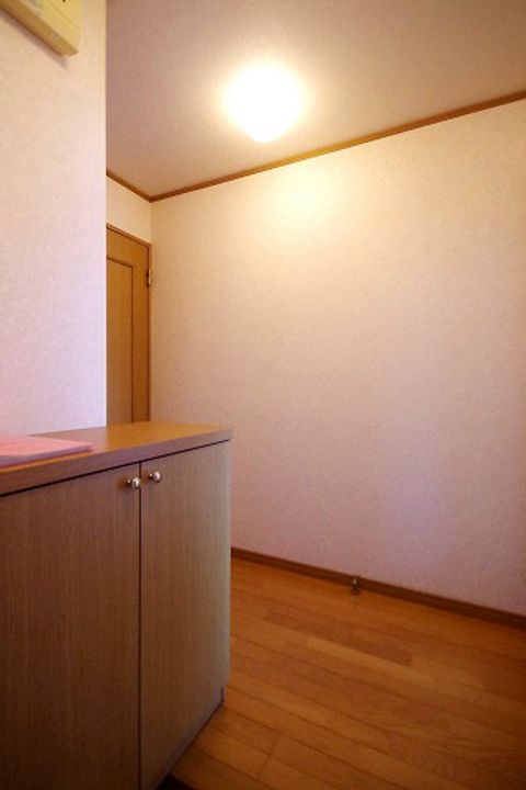 ドリームタウン三和B棟の玄関