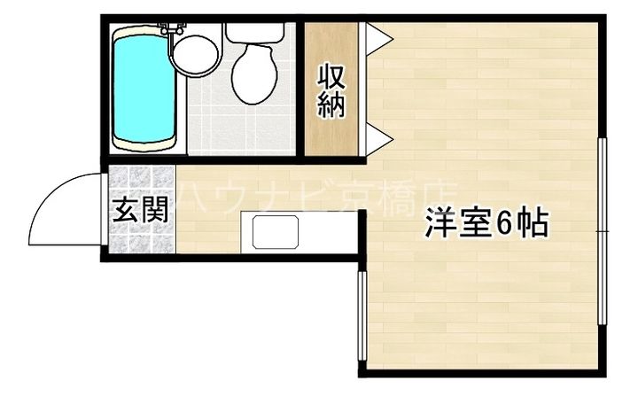 大阪府大阪市都島区中野町5(マンション)の賃貸物件の間取り