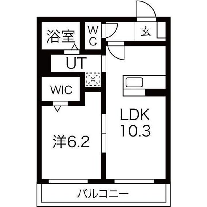 愛知県長久手市氏神前(マンション)の賃貸物件の間取り