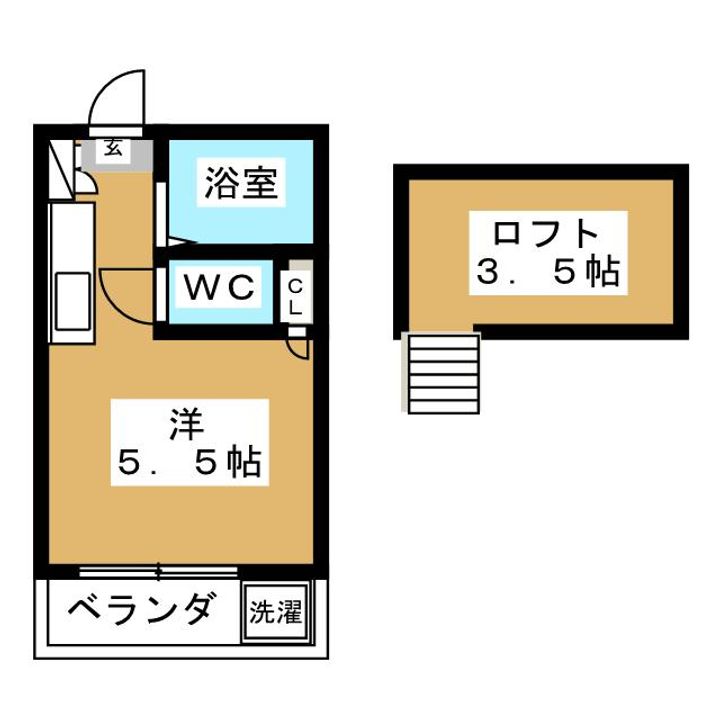 ▲メゾンニッセイ経堂の間取り