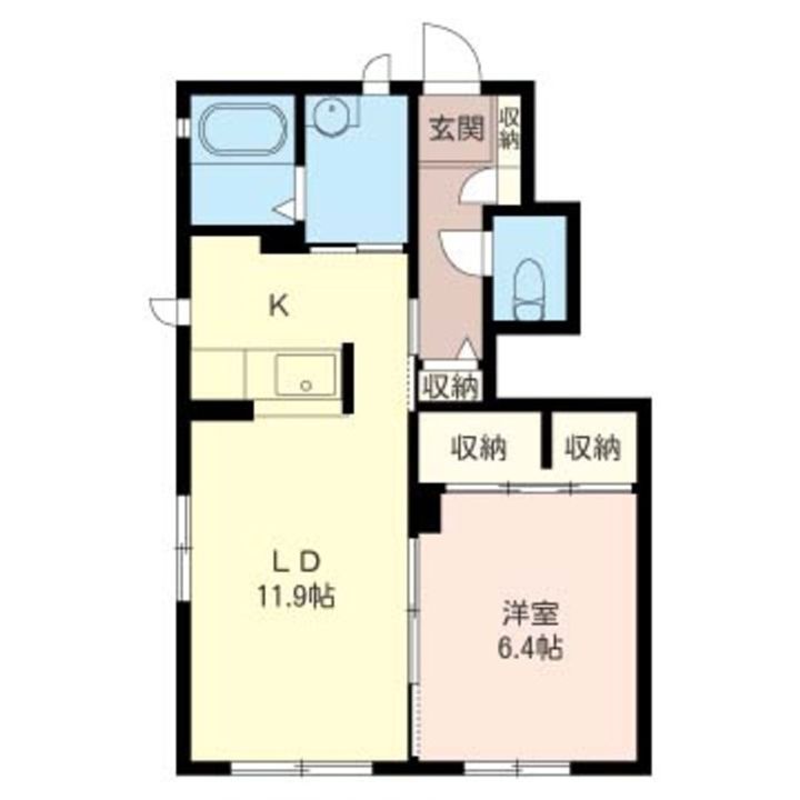 マストライフ守谷松ヶ丘 Bの間取り