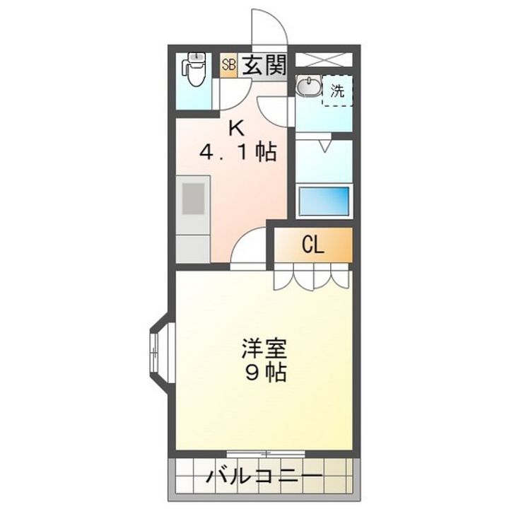 メルヴェールの間取り