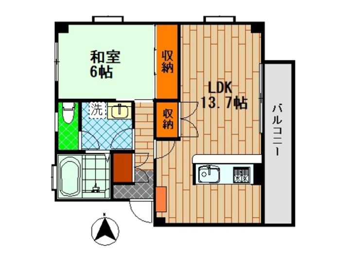 ハイムケン壱番館の間取り