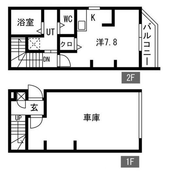 大阪府柏原市太平寺1(一戸建)の賃貸物件の間取り
