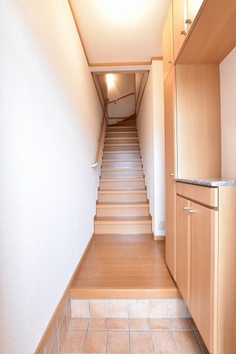 栃木県矢板市土屋(アパート)の賃貸物件の玄関