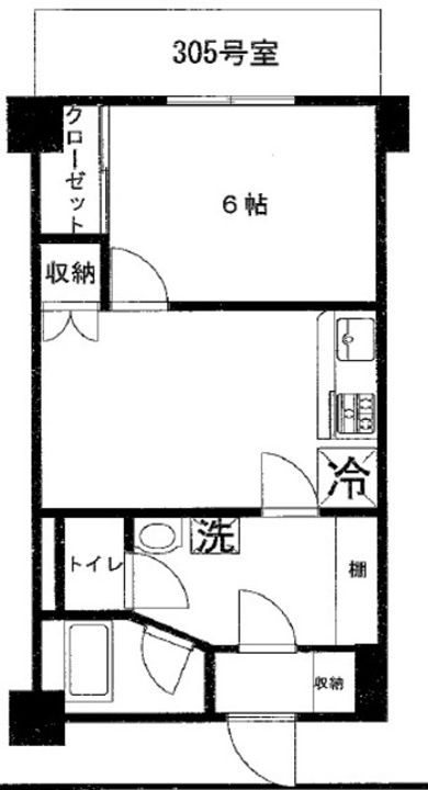 ライオンズマンション豊玉上の間取り