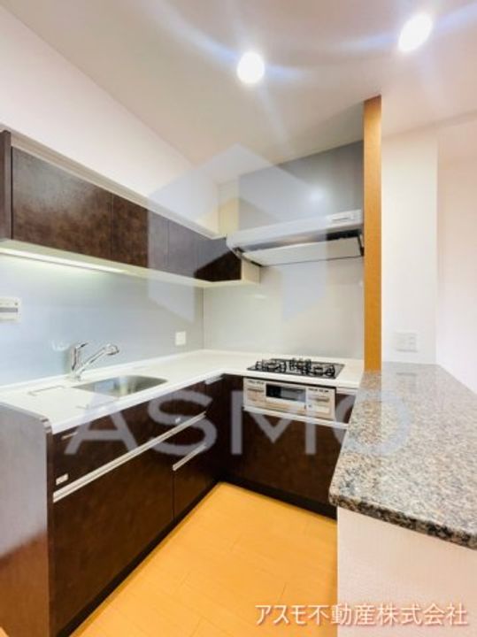 リーガル岡崎橋のキッチン