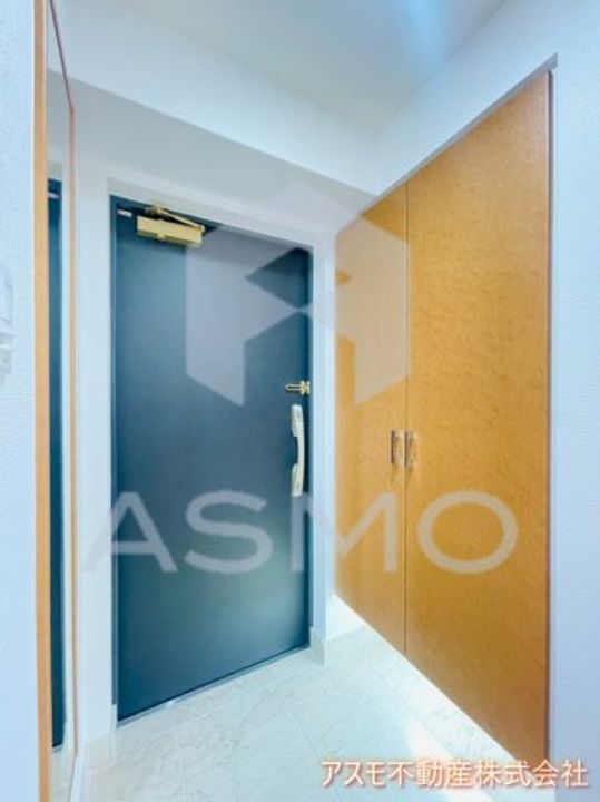 リーガル岡崎橋の玄関