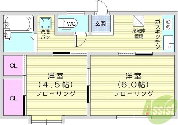 メゾン1410の間取り